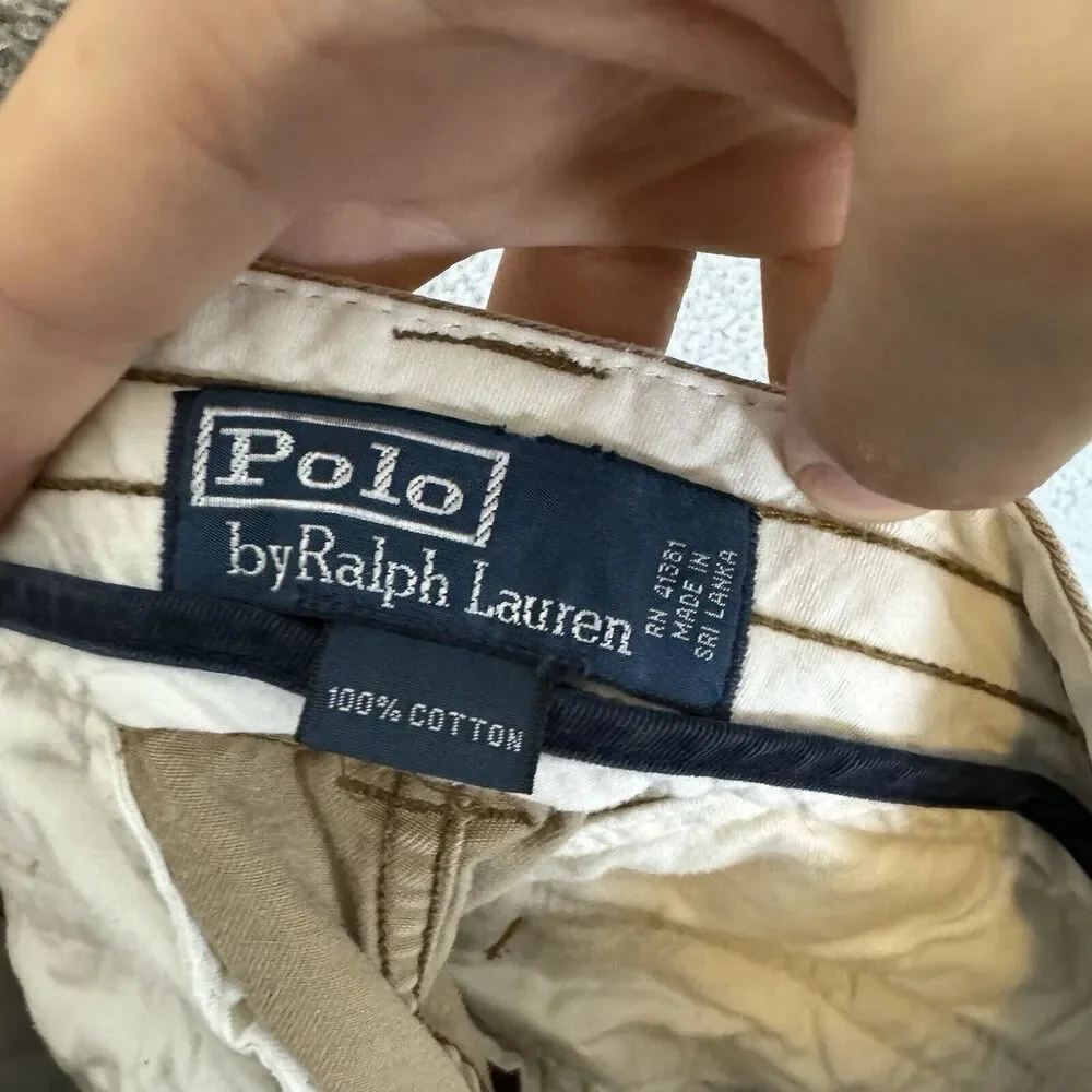 Polo Ralph Lauren Shorts Mens‎ 30 Beige Cargo Outdoors Casual Chino